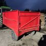 New Build Tipping trailer in as new Condition 9.5ft x 6ft wide Image 4