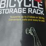 Welltool wall mounted Bicycle storage Rack, supports up to 2 Bikes, 30KG, in as new condition, never used Image 4