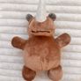 Lupilu Rhino Plush Rhinoceros approx. 25 cm. Used Please see photos Image 2