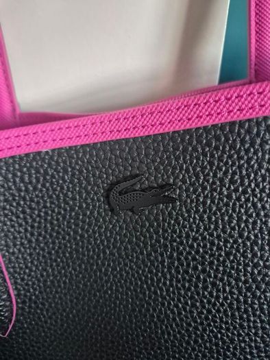 Lacoste tote bag reversible