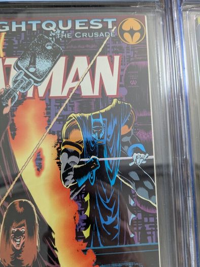 Batman Issue 508 + 509 Cgc 9.8 Graded Comic Books Azrael Knightfall Knightquest Marvel DC