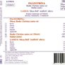 Palestrina. Lassus. Masses. CD. Free Postage! Image 2