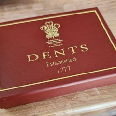 DENTS leather card holder with RFID blocking