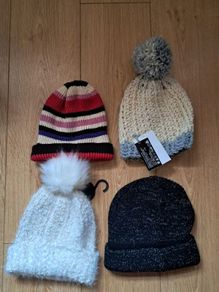 Women's Beanie Hats X 4