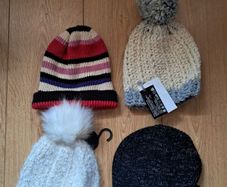 Women's Beanie Hats X 4