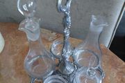 Vintage 5 piece condiment set