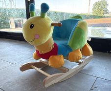 Plush Rocking caterpillar toys x 2