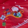 MULTIPLE SIZES AVAILABLE Santa's Christmas Presents Reversible Single Duvet Cover Set with Pillowcase Red Image 3