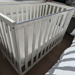 Space saver cot bed with mattress 100x50cm