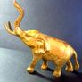 Vintage Brass Elephant Image 3