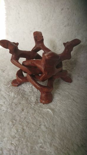 Wooden Bowl / Sage Stand .