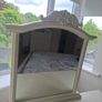 Chantilly style dressing table in french ivory with stool Image 2