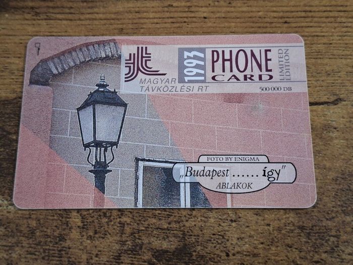 Hungary Phonecard "Budapest - Windows", used, 1993, 120 Units - free standard postage