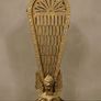 Vintage Solid Brass Folding Fireplace Fan Guard / Hearth Screen Image 2