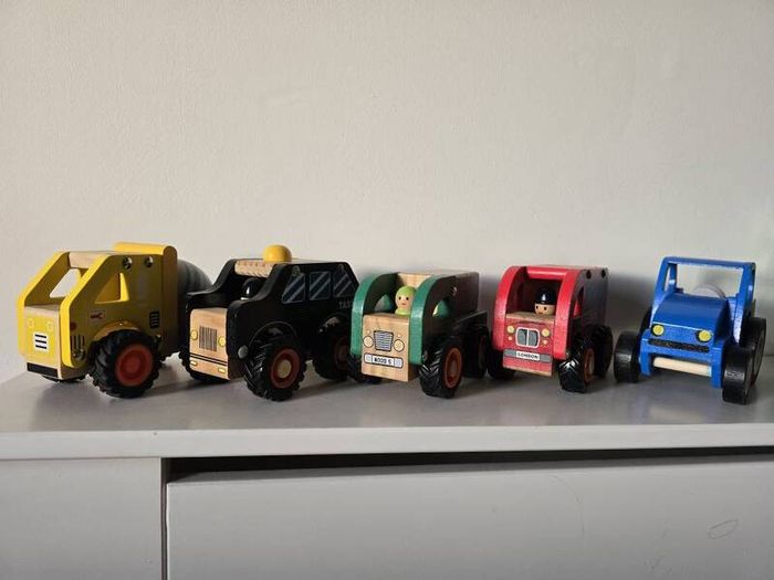Wooden cars