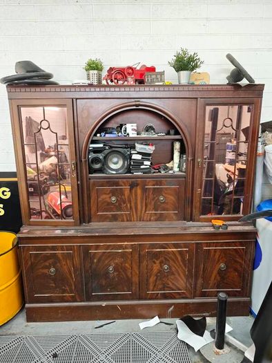 Large Vintage Display Cabinet