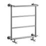 Burlington cleaver radiator / towel rail (chrome) Image 2