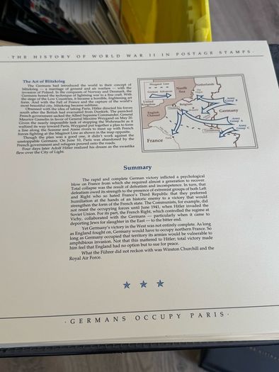 The History of World War II in post stamps
