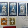 Meissen token Vintage East Germany DDR Philatelic stamp exhibition 1989 Cologne cover Image 2