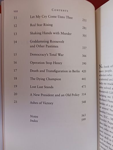 The New Dealers' War /F.D. R. & the War within World War 2/ Thomas Fleming/2001/ 1st edition