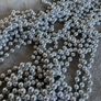 Christmas Silver Decorative String Beads Image 2