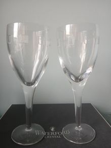 John Rocha Geo Waterford Crystal Red Wine Glasses