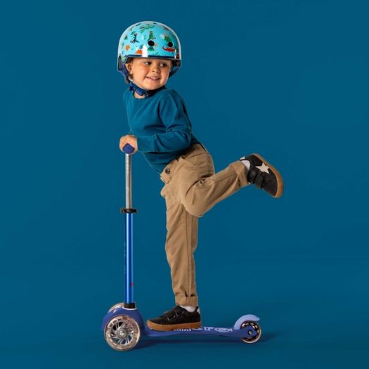 Mini Micro Toddler Scooter in Blue + FREE Scooter Bell