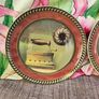 Set of 4 Peter Stanier Fine China Decorative Plates Staffordshire England Rustic Kitchen Still Life Image 2