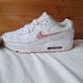 nike air max 90 size 5.5 wu 38.5 white leather in excellent condition Image 5