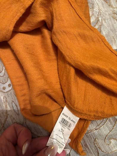 River Island blouse / orange /10-12 UK