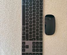 Apple Magic Keyboard with Numeric Keypad & Magic Mouse (Black)