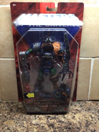 Masters of the universe samurai man at arms -new and unopened