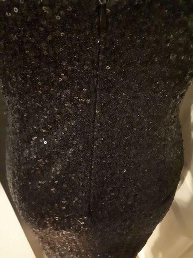 Black Sequince Dress "As New" Size 10-12