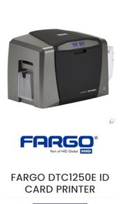 Fargo dtc1250e card printer