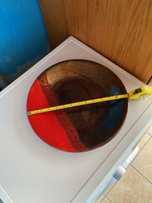 Platter - beautiful colours Approx 13 inches in width