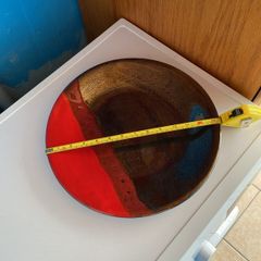 Platter - beautiful colours Approx 13 inches in width
