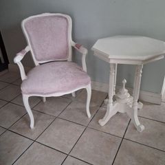 Chair & Table