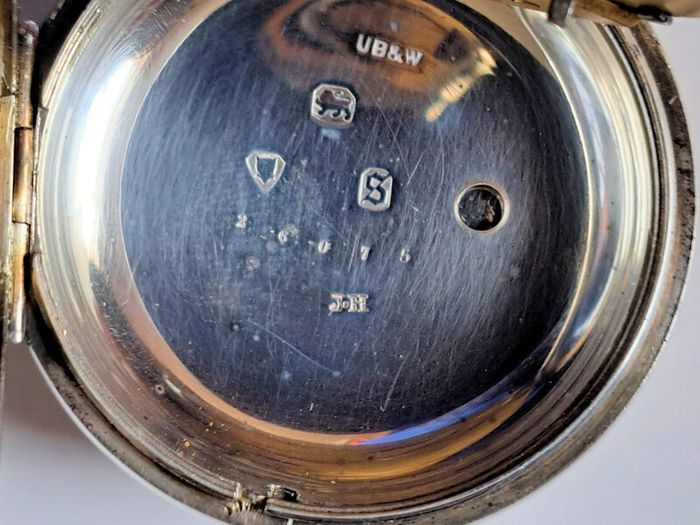 Silver Fusee Lever Pocket Watch - Berthold Muller,Twickenham - London 1873c