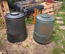 2 compost bins FREE