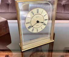 Vintage Brass German Minster Floating Clock Quartz