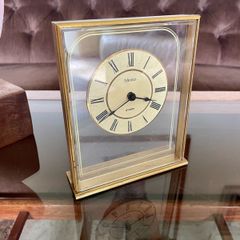 Vintage Brass German Minster Floating Clock Quartz