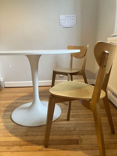 FREE: table and two chairs