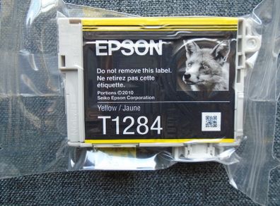 Printer ink cartridge, Yellow ink, Epson printer ink, New