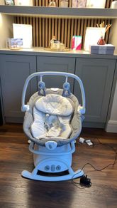 Joie Emeri 2-in-1 baby swing and rocker fern