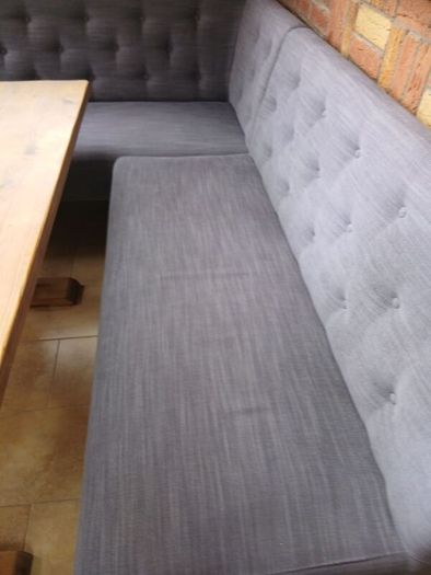 Dining Corner Booth, table and bench