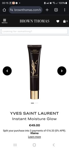 Brand New YSL top secrets instant moisture  glow 40ML