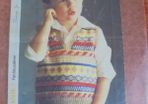 Kids Knits Fairisle Pullover Jumper Pattern for Sale