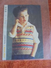 Kids Knits Fairisle Pullover Jumper Pattern for Sale