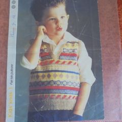 Kids Knits Fairisle Pullover Jumper Pattern for Sale