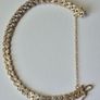 9ct gold diamond bracelet. Image 7